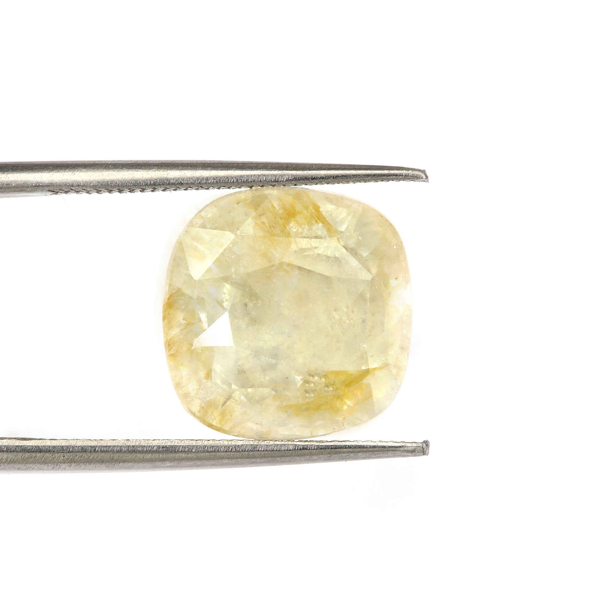 Certified Yellow Sapphire-7.26 Carats (7.98 Ratti) Sri Lanka (Ceylon), SKU:DHZI02