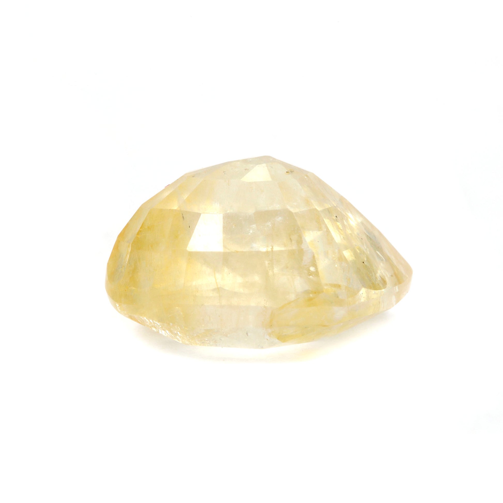 Certified Yellow Sapphire-7.26 Carats (7.98 Ratti) Sri Lanka (Ceylon), SKU:DHZI02