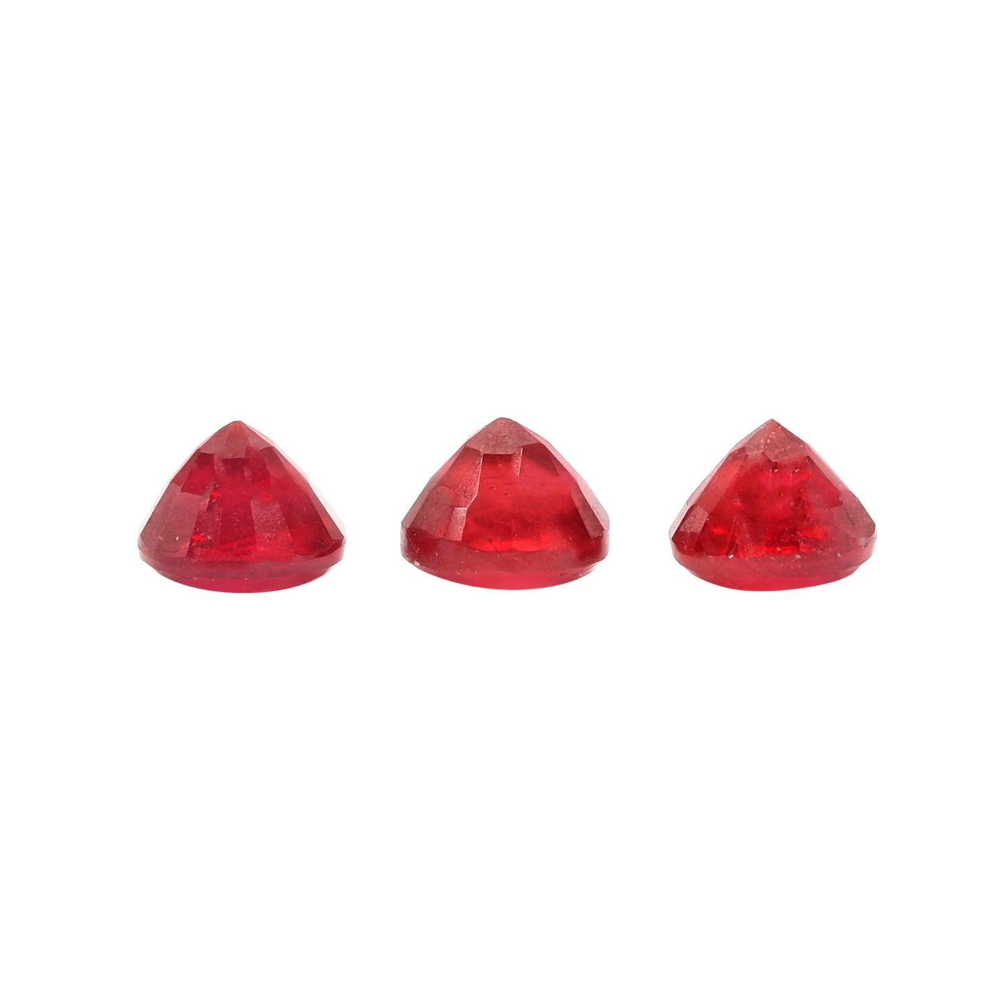 3Pc Lot Ruby (Round 4x4mm)