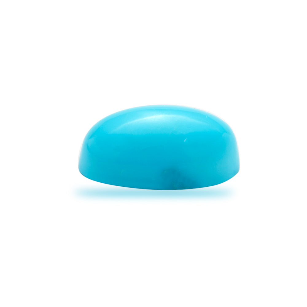 Certified Arizona Turquoise (Firoza) Oval 4.45 Cts (4.89 Ratti)