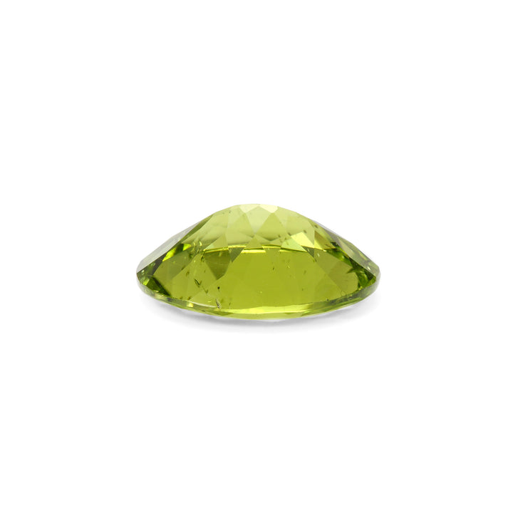 Certified Peridot Oval 7.06 Carats