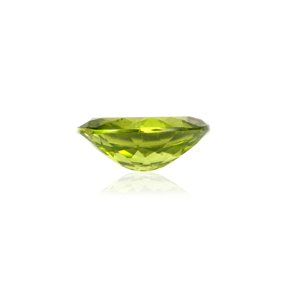 Certified Peridot Oval 7.07 Carats - DU0332