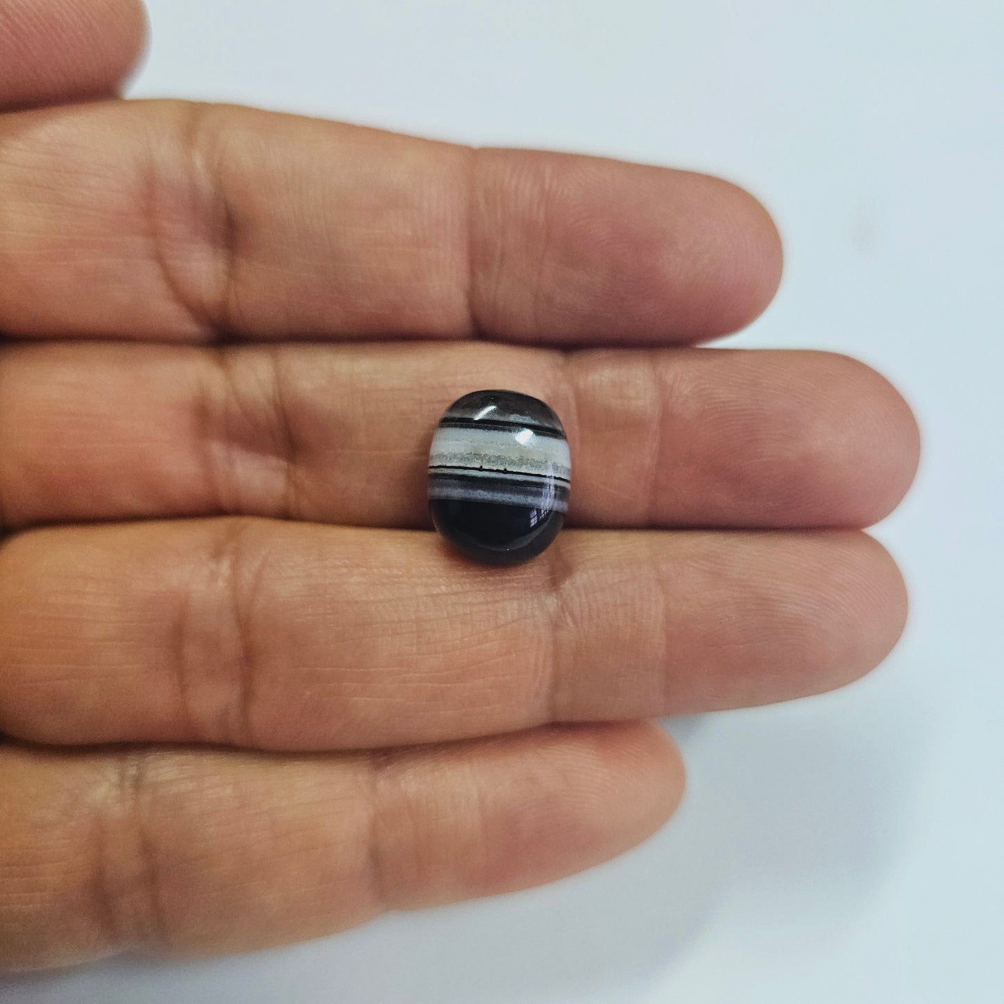 Sulemani Hakik (Black Agate) 11.85Cts. (13.04 Ratti)