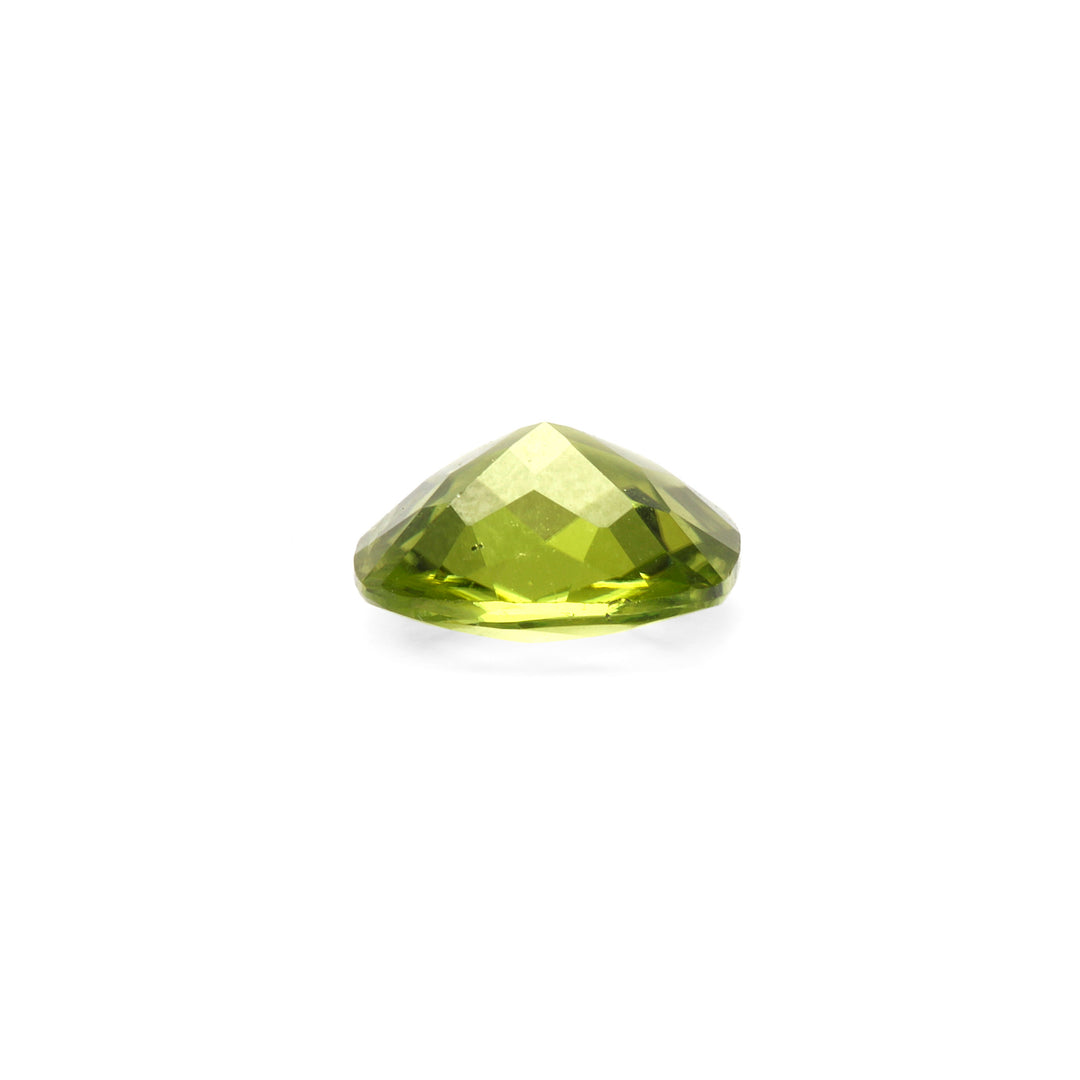 Certified Peridot Cushion 2.66 Carats