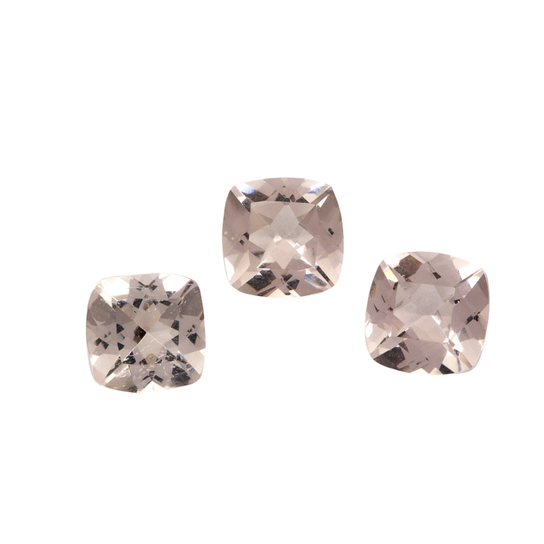 Peach Morganite (Cushion 5x5mm) 0.45 Carats