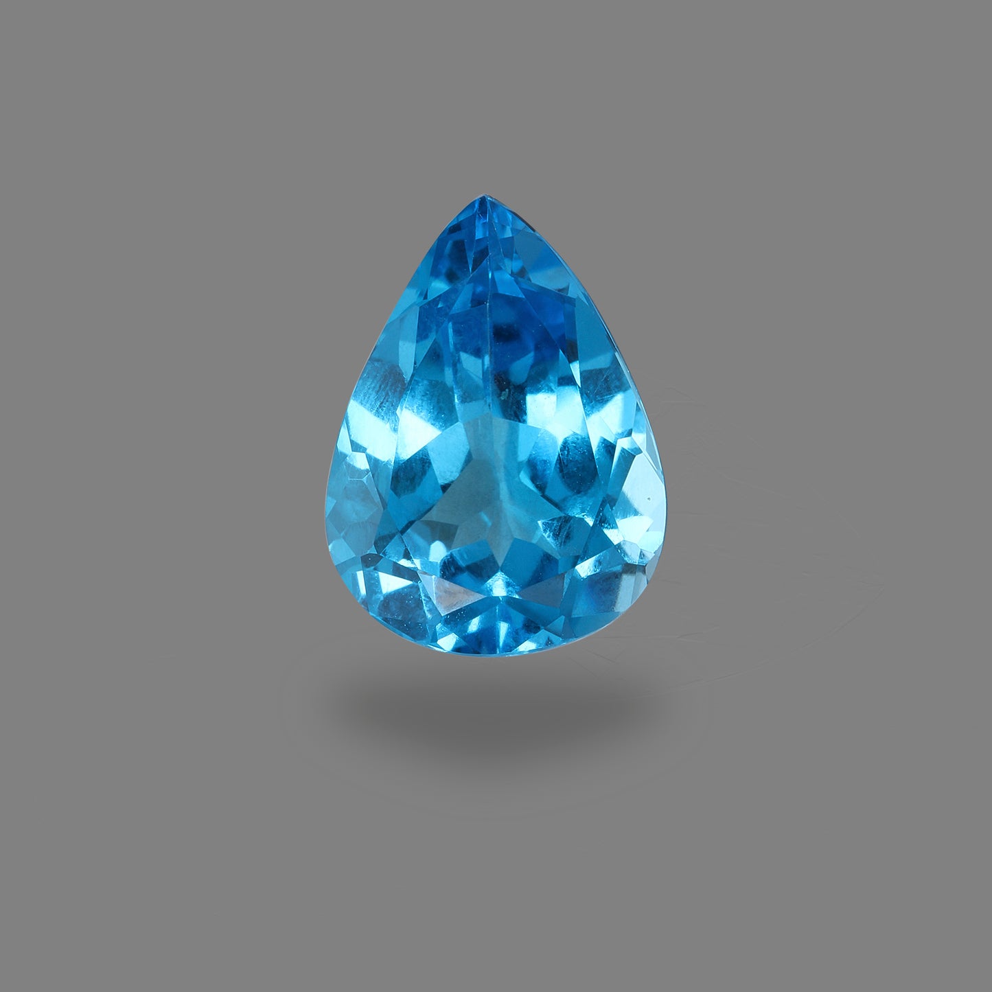 Swiss Blue Topaz Pear 10.60 Carats