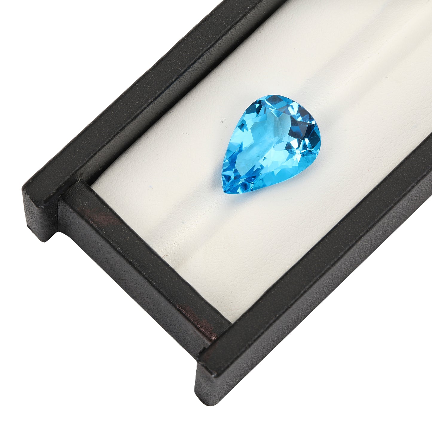 Swiss Blue Topaz Pear 10.60 Carats