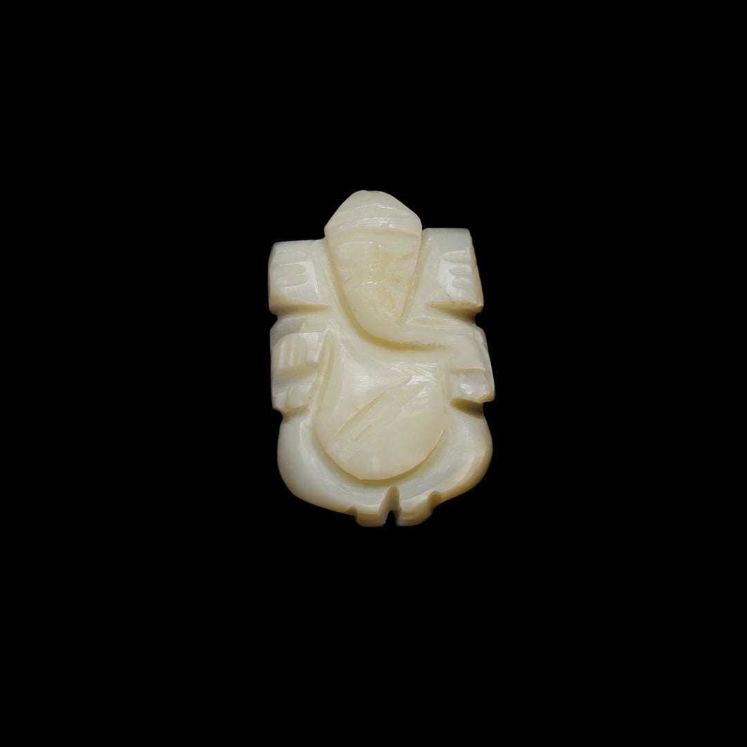 Lord Ganesha Pearl Carving 8.20 Carats