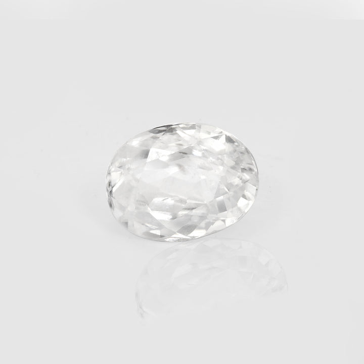 Certified White Zircon 6.53 Cts (7.18 Ratti) EIVW84