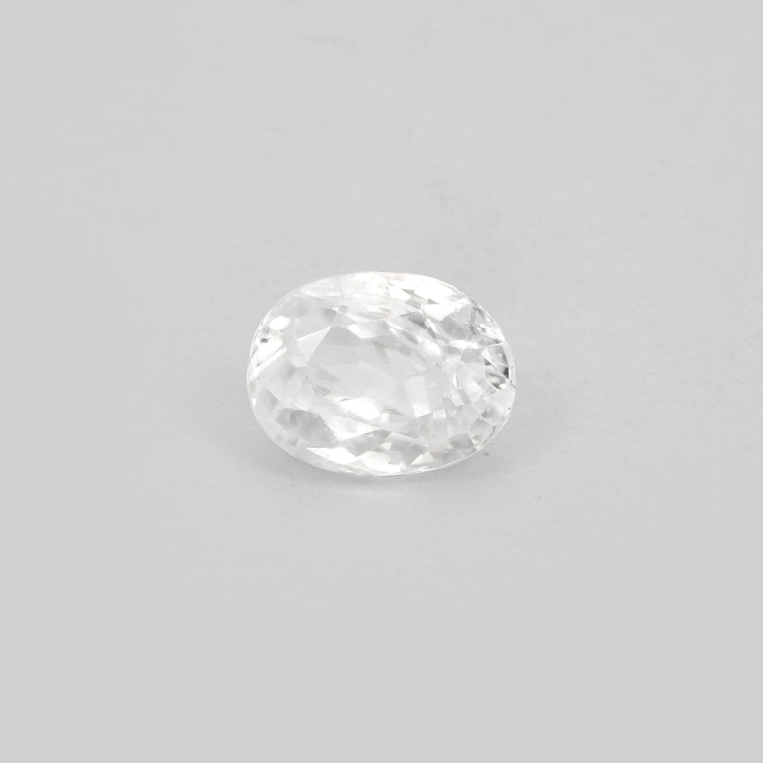 Certified White Zircon 6.53 Cts (7.18 Ratti) EIVW84