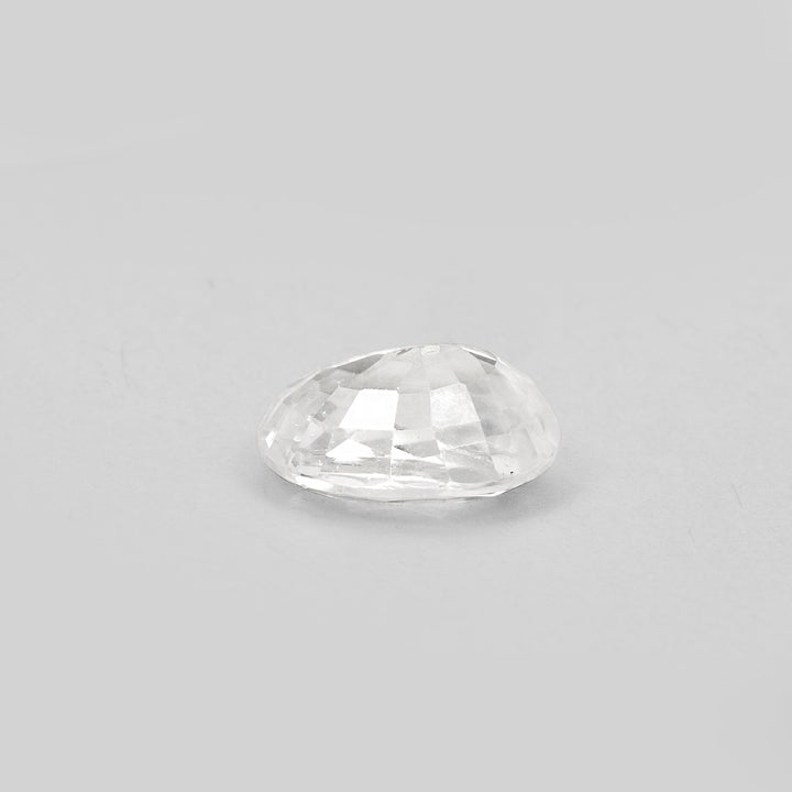 Certified White Zircon 6.53 Cts (7.18 Ratti) EIVW84