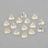 2Pc Lot Moon Quartz 8x8mm 3.05 Carats