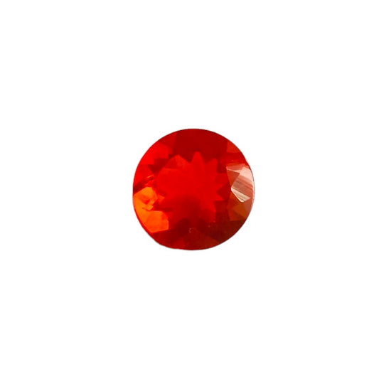 Fire Opal (Round 7x7mm) 0.85 Carats EMCI36