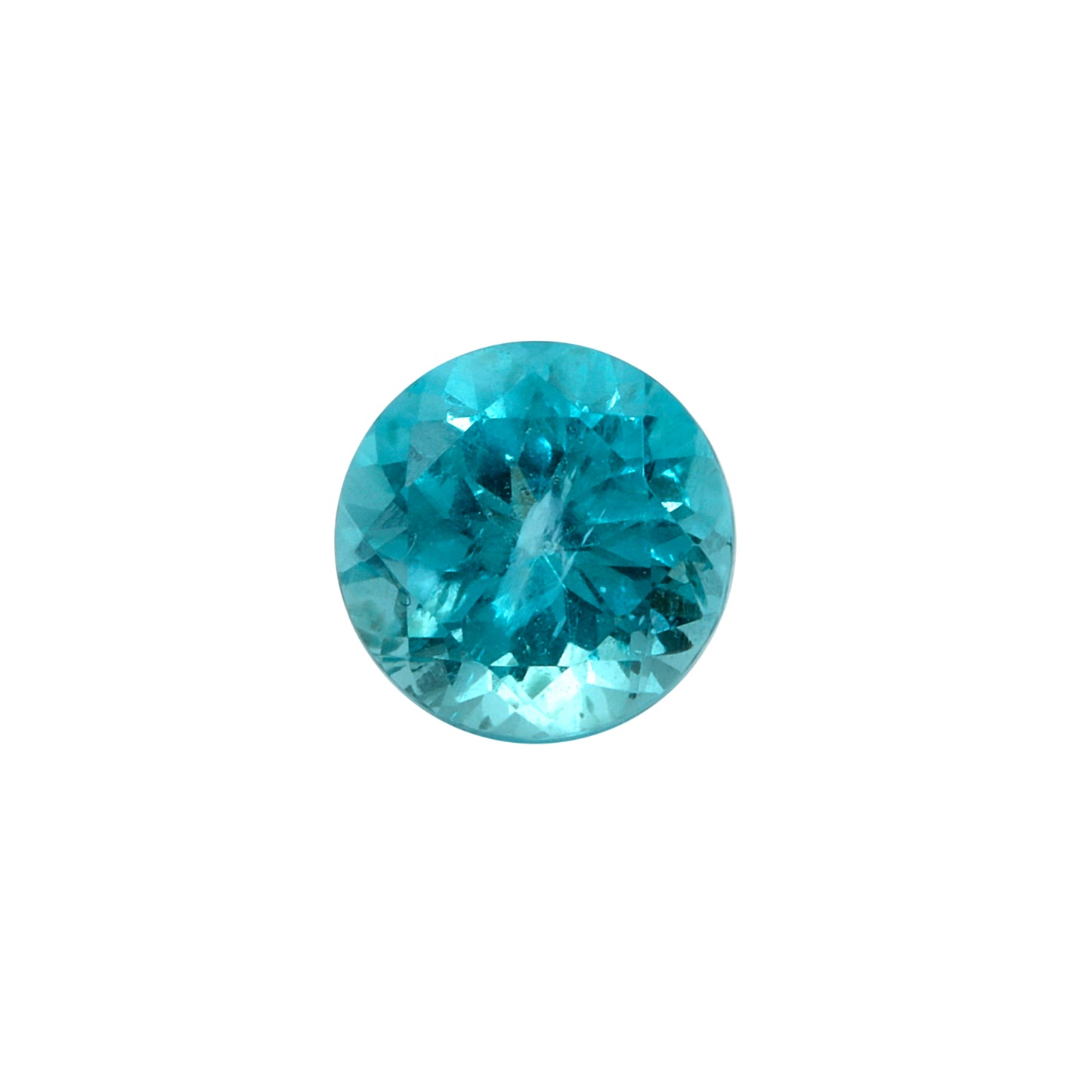 Blue Apatite 6x6mm 0.60 Carats
