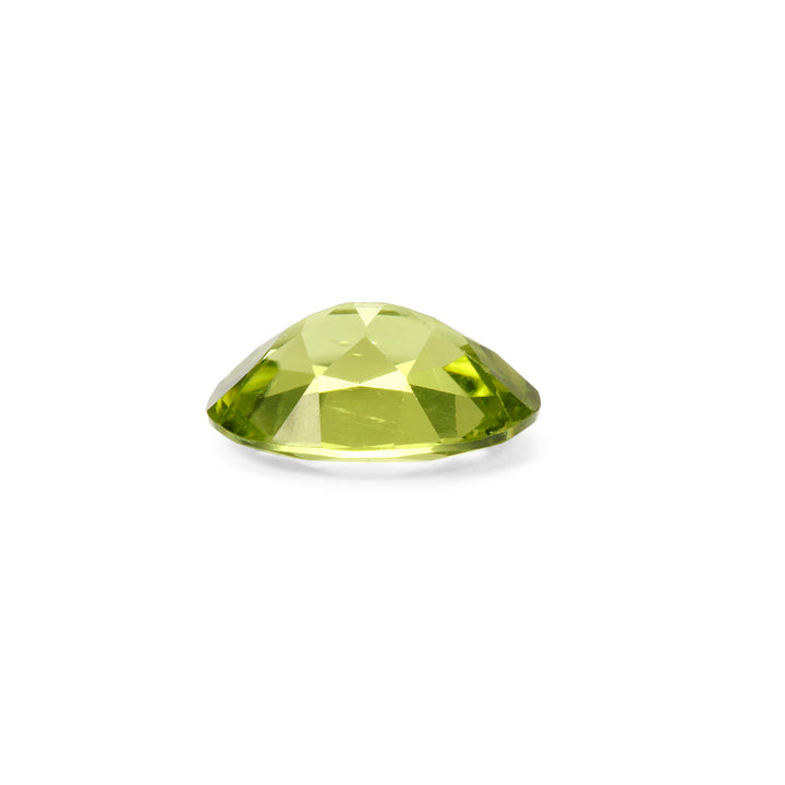 Certified Peridot Oval 1.56 Carats