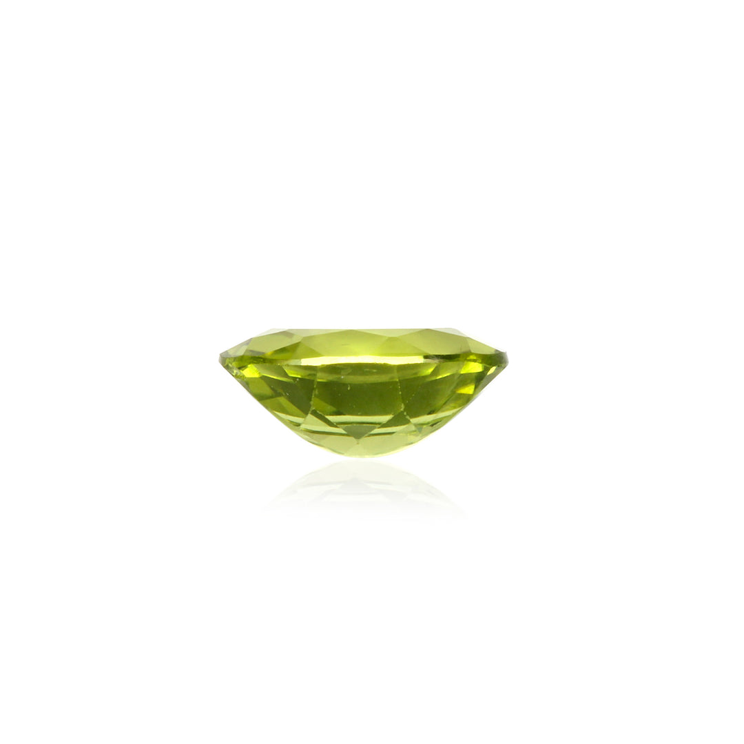 Certified Peridot Oval 1.56 Carats