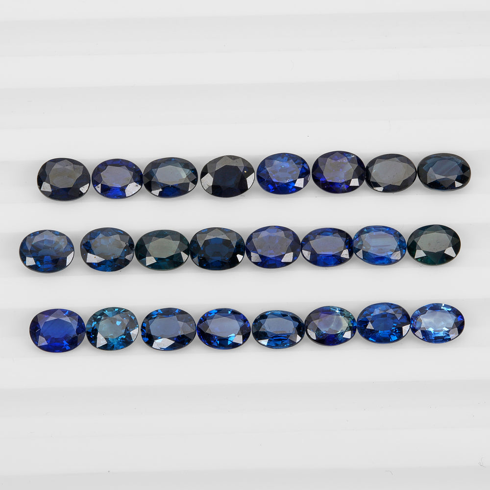 2Pc Lot Australian Parti Sapphire 0.50 Carats EUGC10