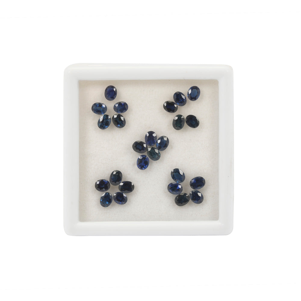 12.50 Cts. Parti Sapphire (25 Pieces) Gemstone Set