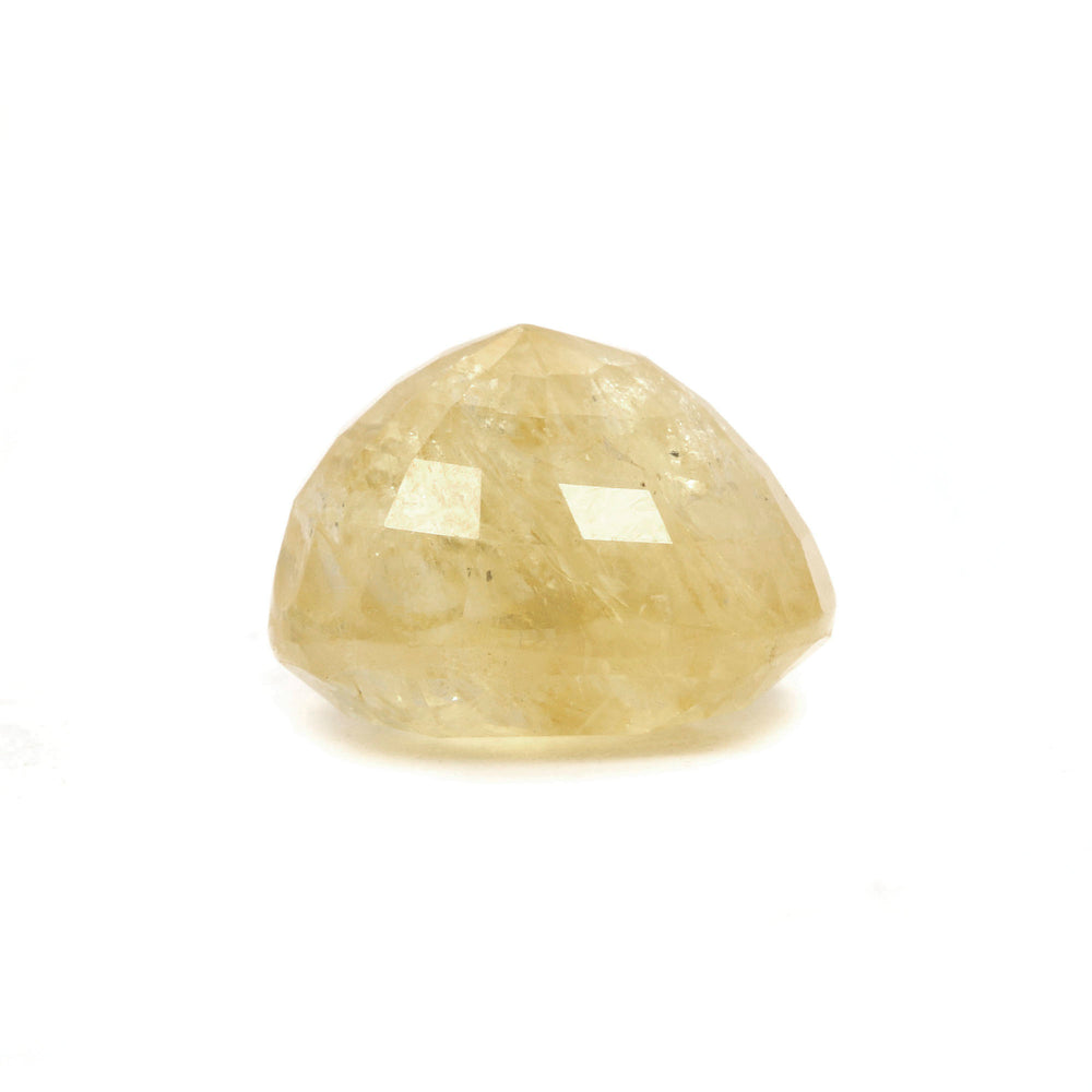 Certified Yellow Sapphire-6.71 Carats (7.38 Ratti) Sri Lanka (Ceylon), SKU: EUZI24