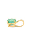 Emerald and Diamond Pendant in 14KY Gold(EVNK16)