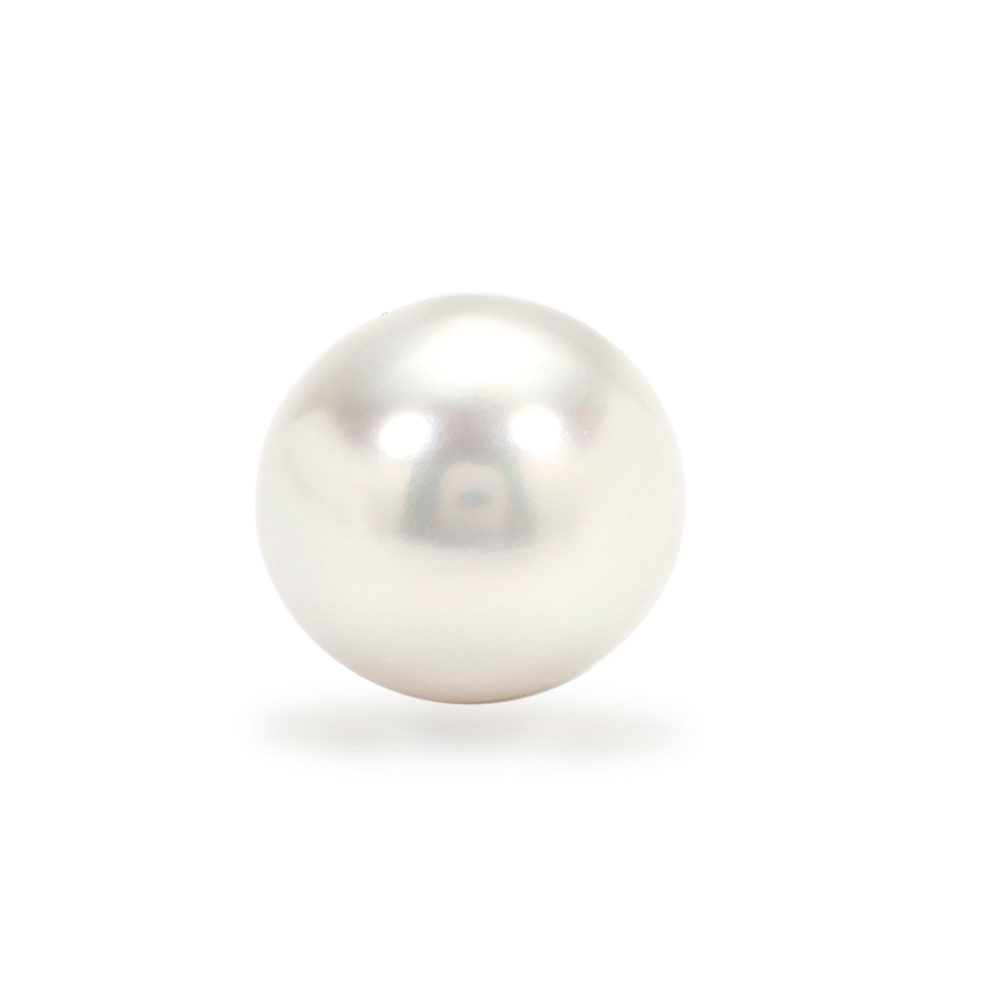 13-14mm Certified White South Sea Pearl Undrilled 17.47 Carats Australia EXOZ24