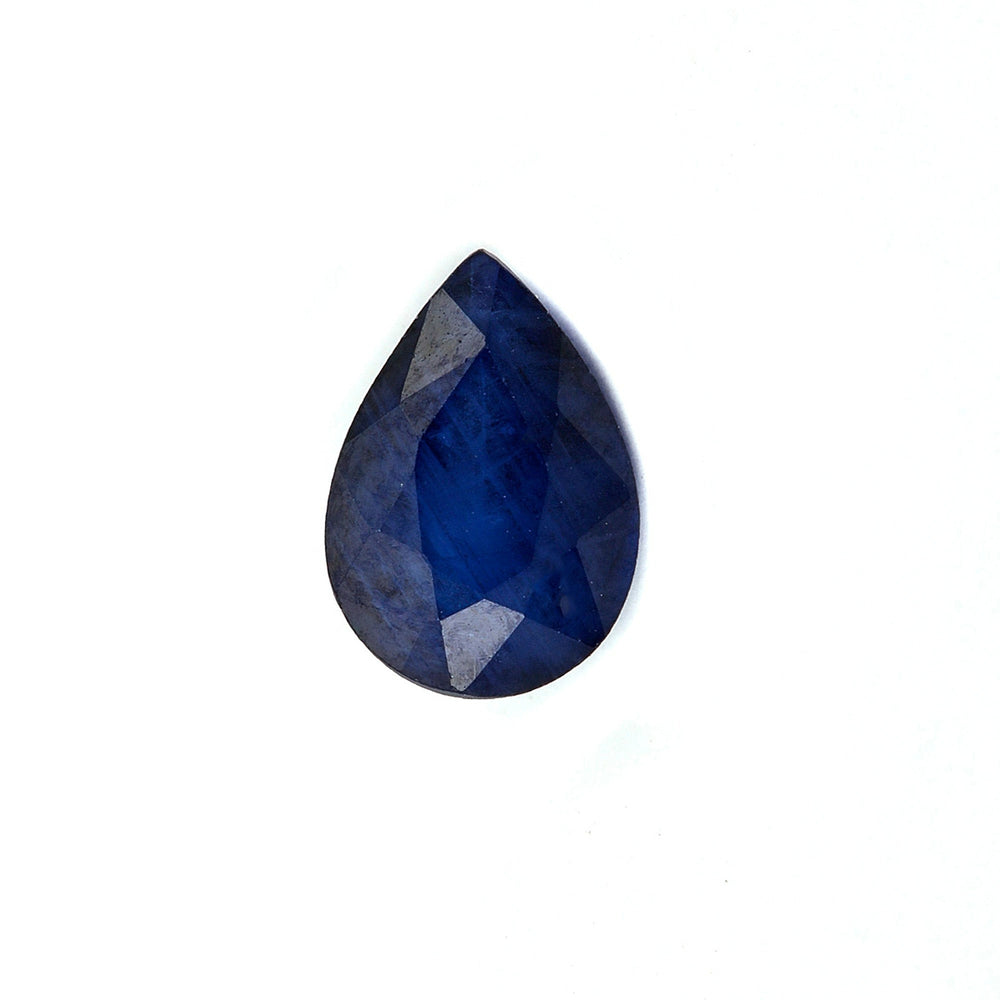 Certified Blue Sapphire (Pear 11x9mm) 3.40 Carats FUCI24