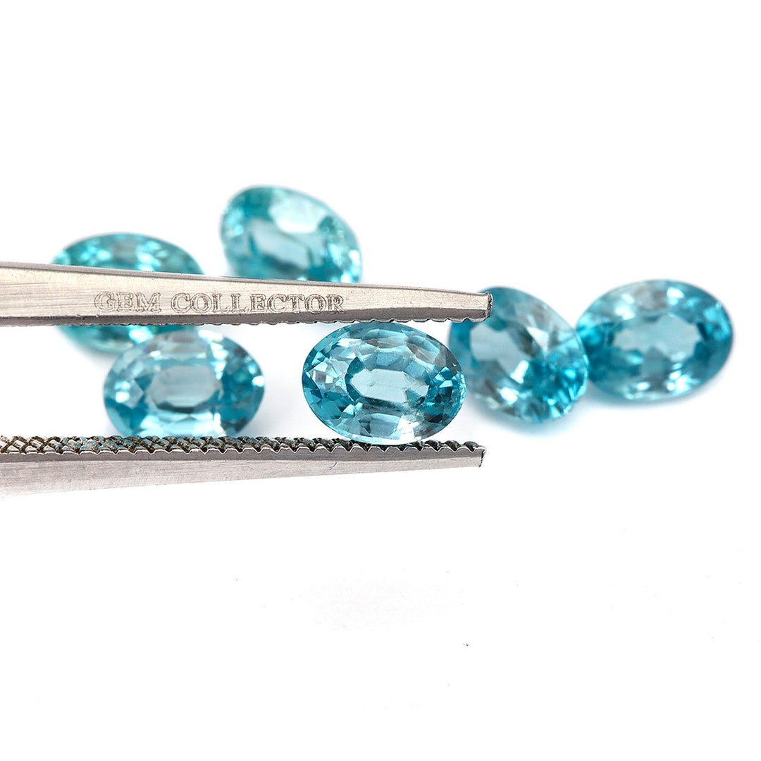 2Pc Lot Blue Zircon 0.90 Carats