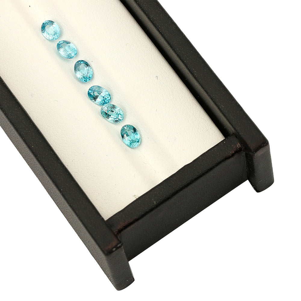 2Pc Lot Blue Zircon Oval 0.90 Carats FCCI46