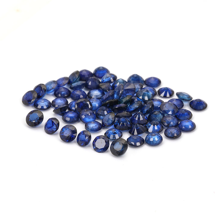 5 Carats Lot Ceylon Blue Sapphire 4x4mm Approx 13 Pieces