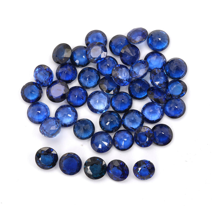 5 Carats Lot Ceylon Blue Sapphire 5.50mm Approx 6 Pieces