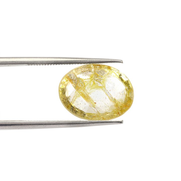 Certified Yellow Topaz 8.02 Cts (8.82 Ratti)