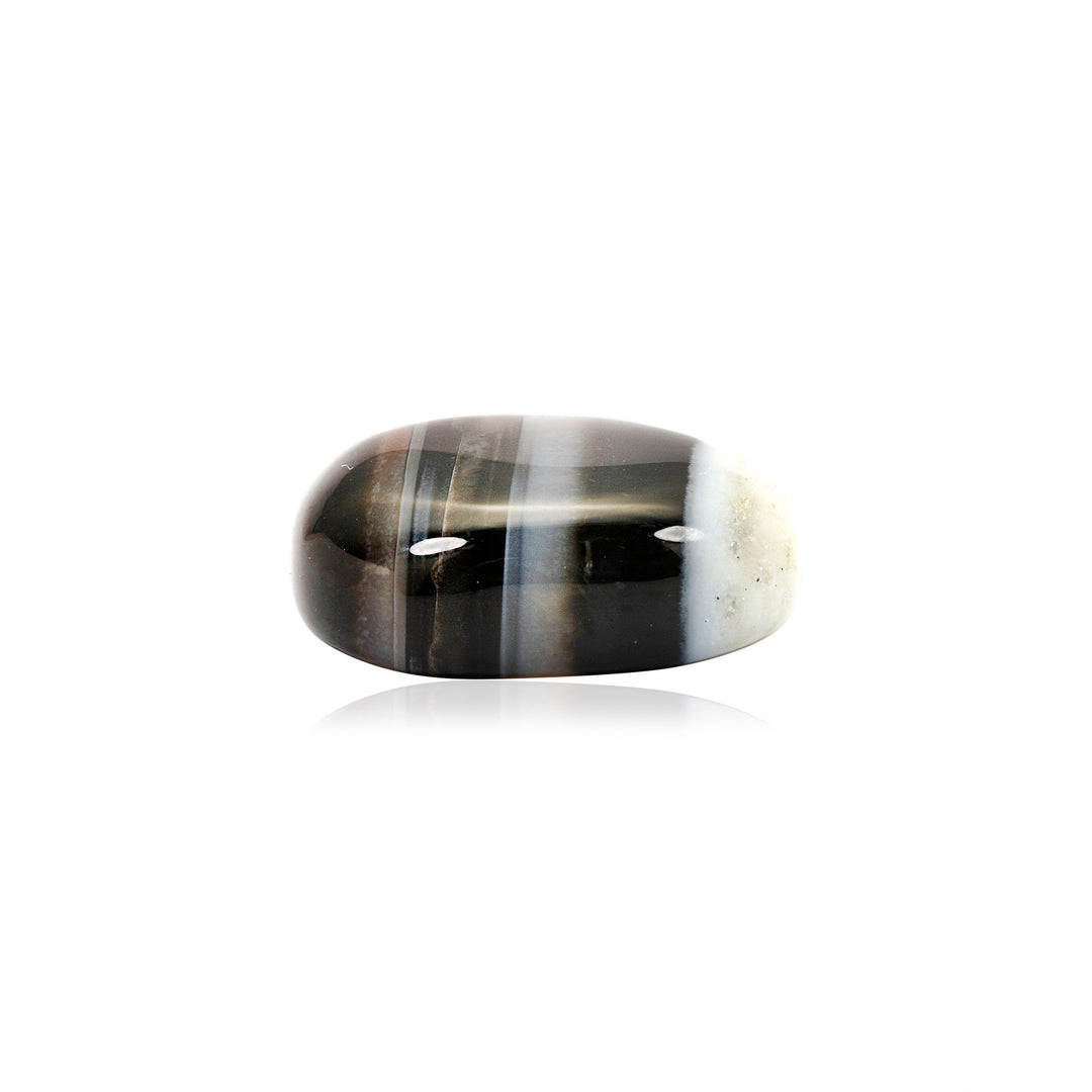 Sulemani Hakik (Black Agate) 9.95Cts. (10.95 Ratti)