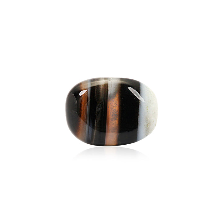 Sulemani Hakik (Black Agate) 9.95Cts. (10.95 Ratti)