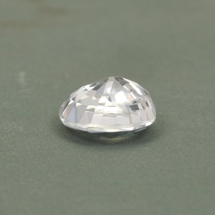 Certified White Zircon 5.08 Cts (5.59 Ratti)