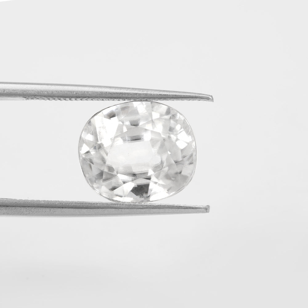 Certified White Zircon 5.57 Cts (6.12 Ratti) FTVW63