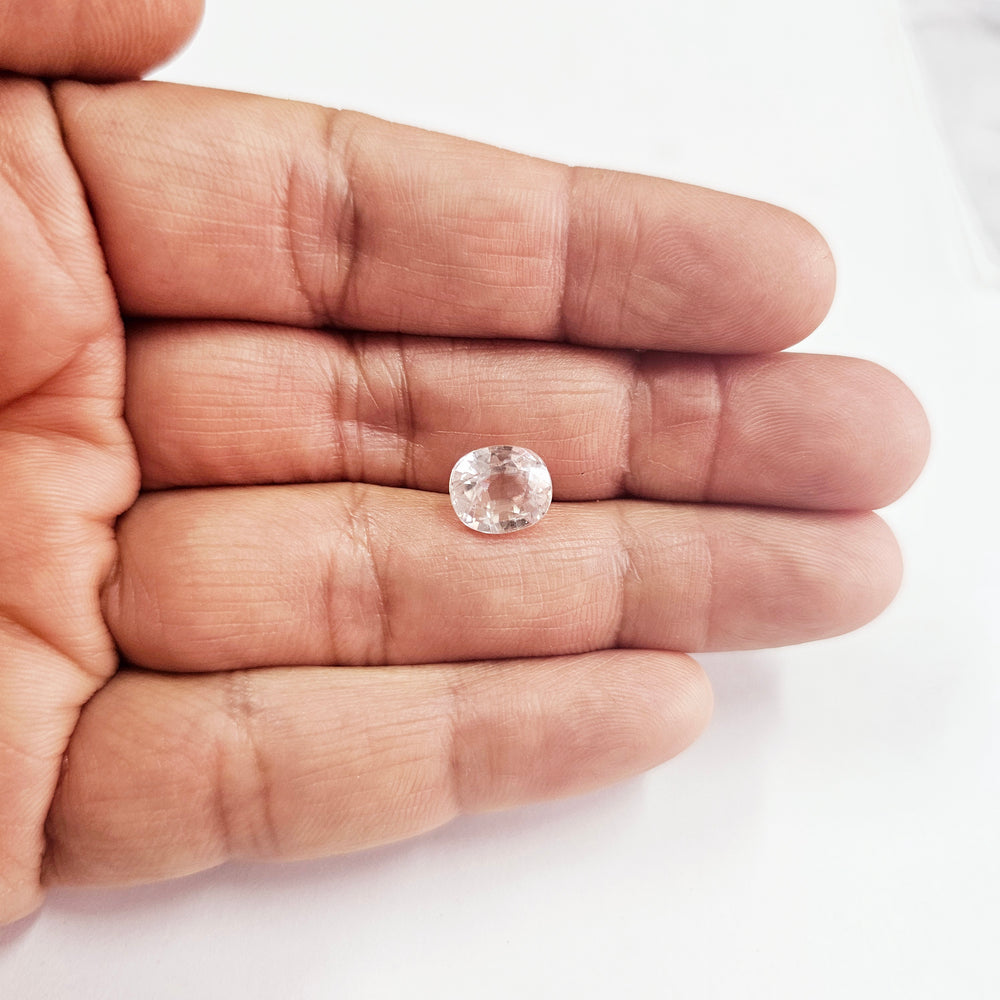 Certified White Zircon 5.57 Cts (6.12 Ratti) FTVW63