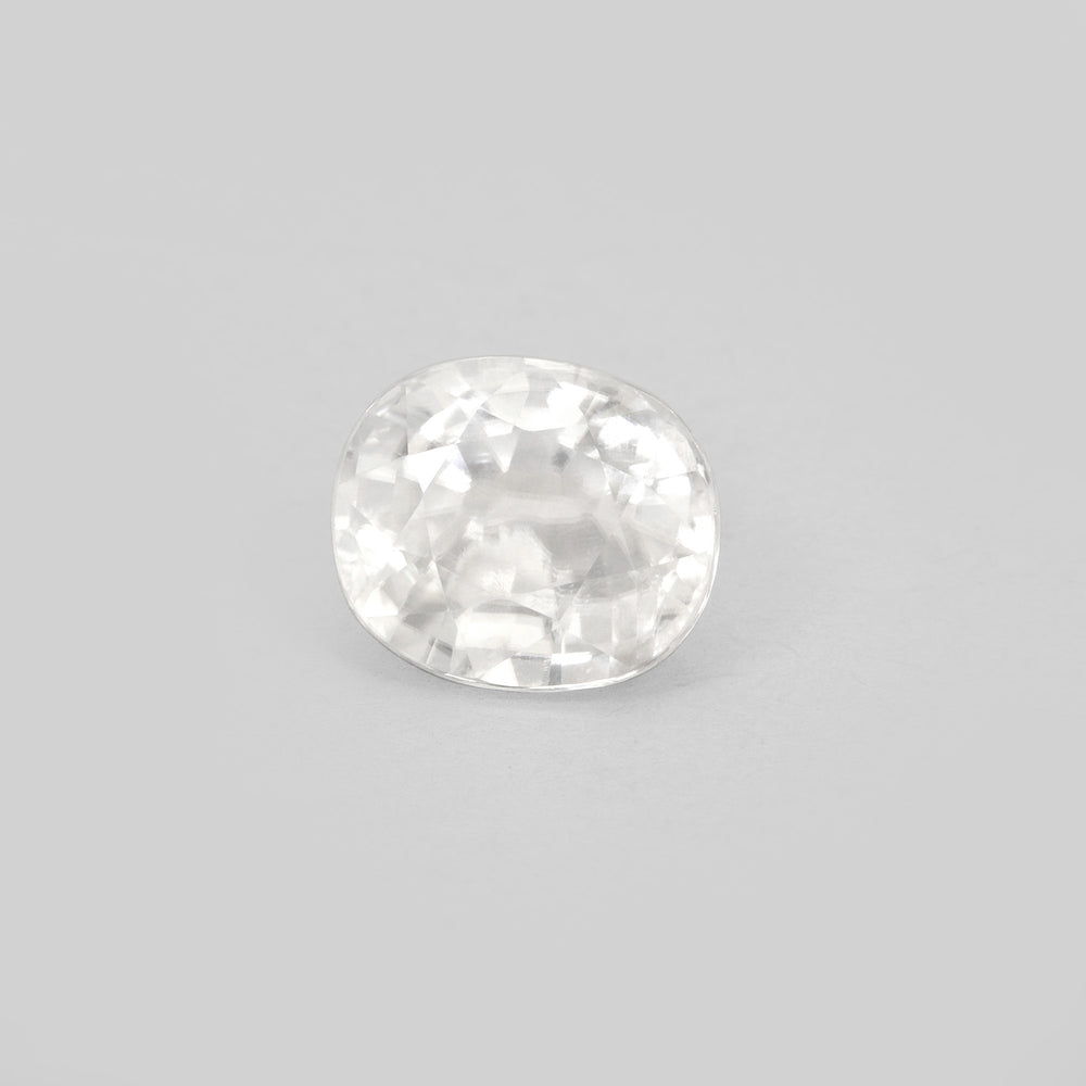 Certified White Zircon 5.57 Cts (6.12 Ratti) FTVW63