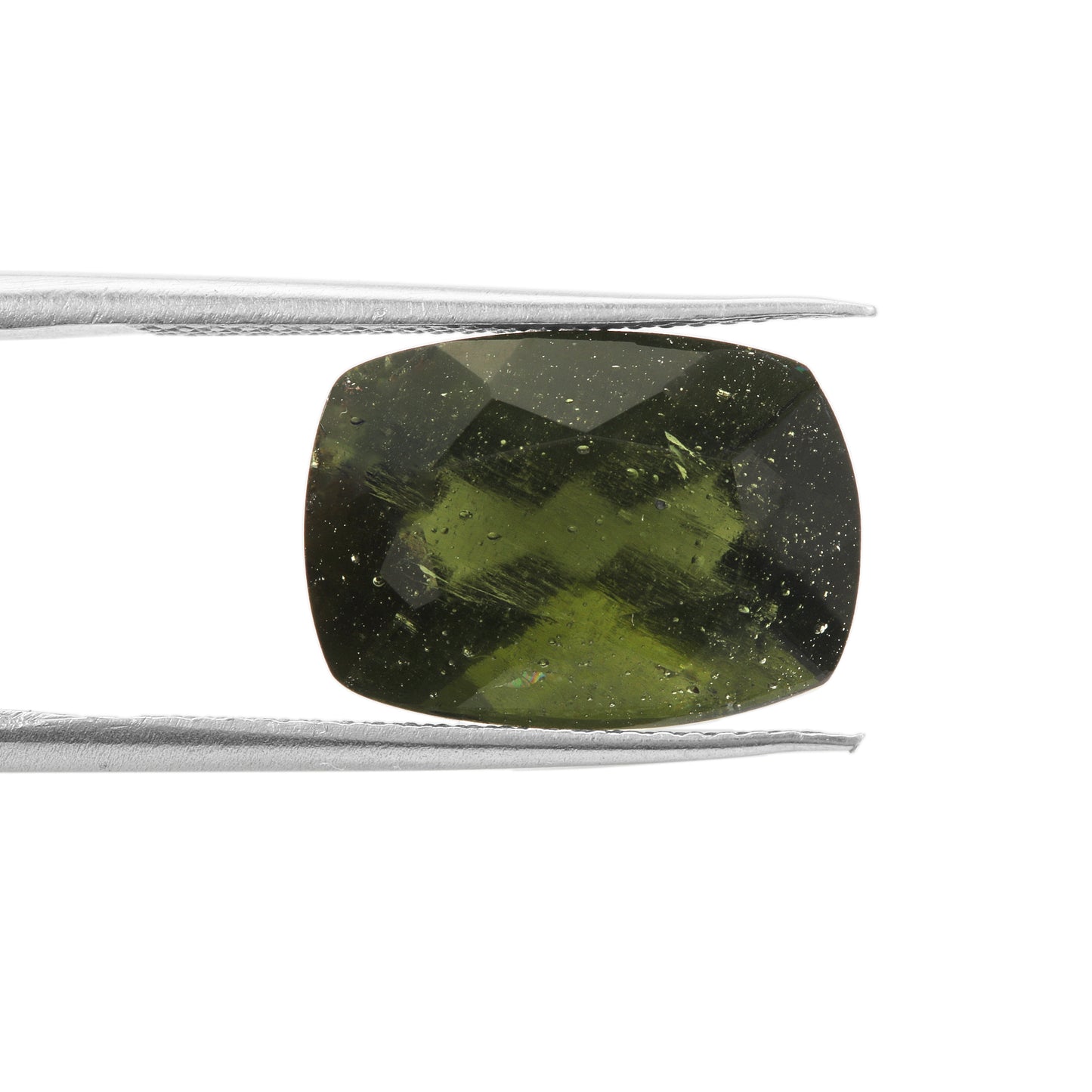 Moldavite (Cushion 14x10mm) 5.25 Carats 
