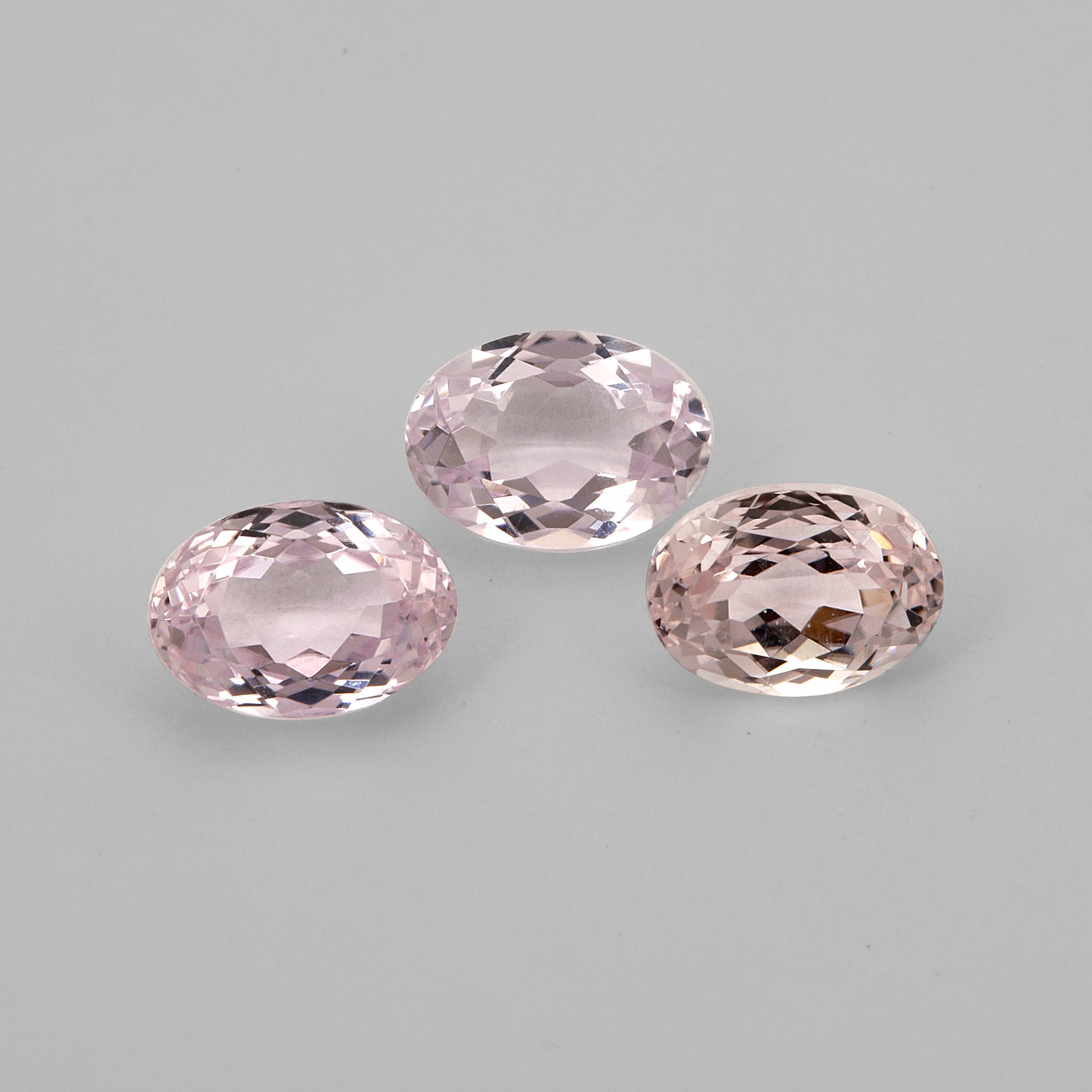 3Pc Lot Pink Kunzite 7x5mm 3.00 Carats
