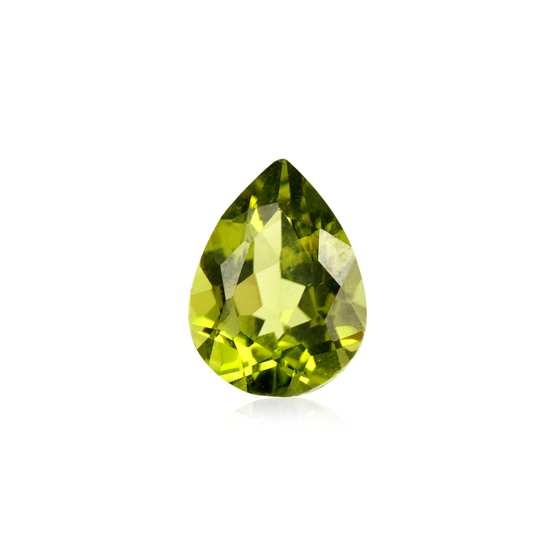 Certified Peridot Pear 2.43 Carats