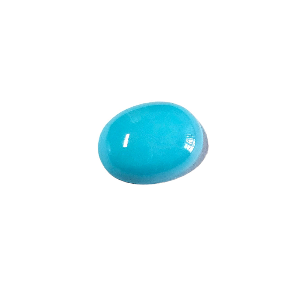 Turquoise (Firoza) Oval 1.80 Cts (1.98 Ratti)