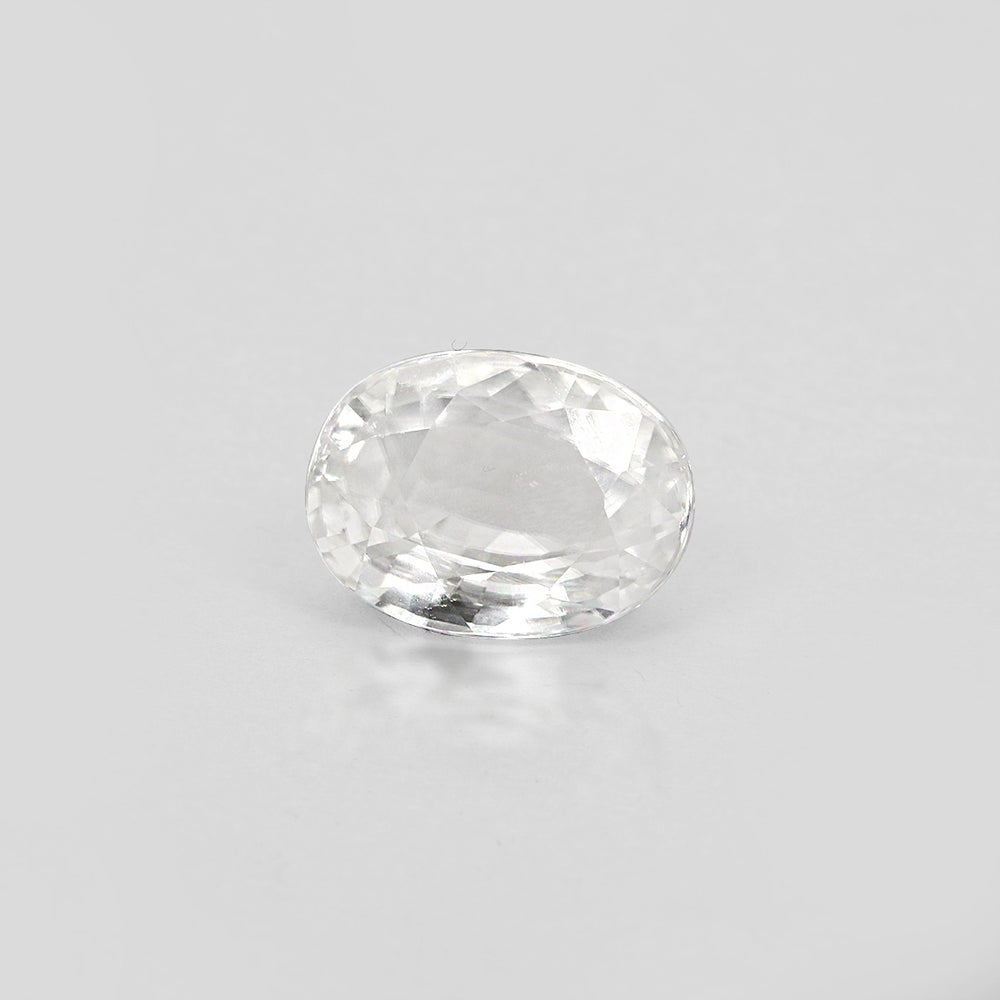 Certified White Zircon 8.19 Cts (9.00 Ratti) FZVW86