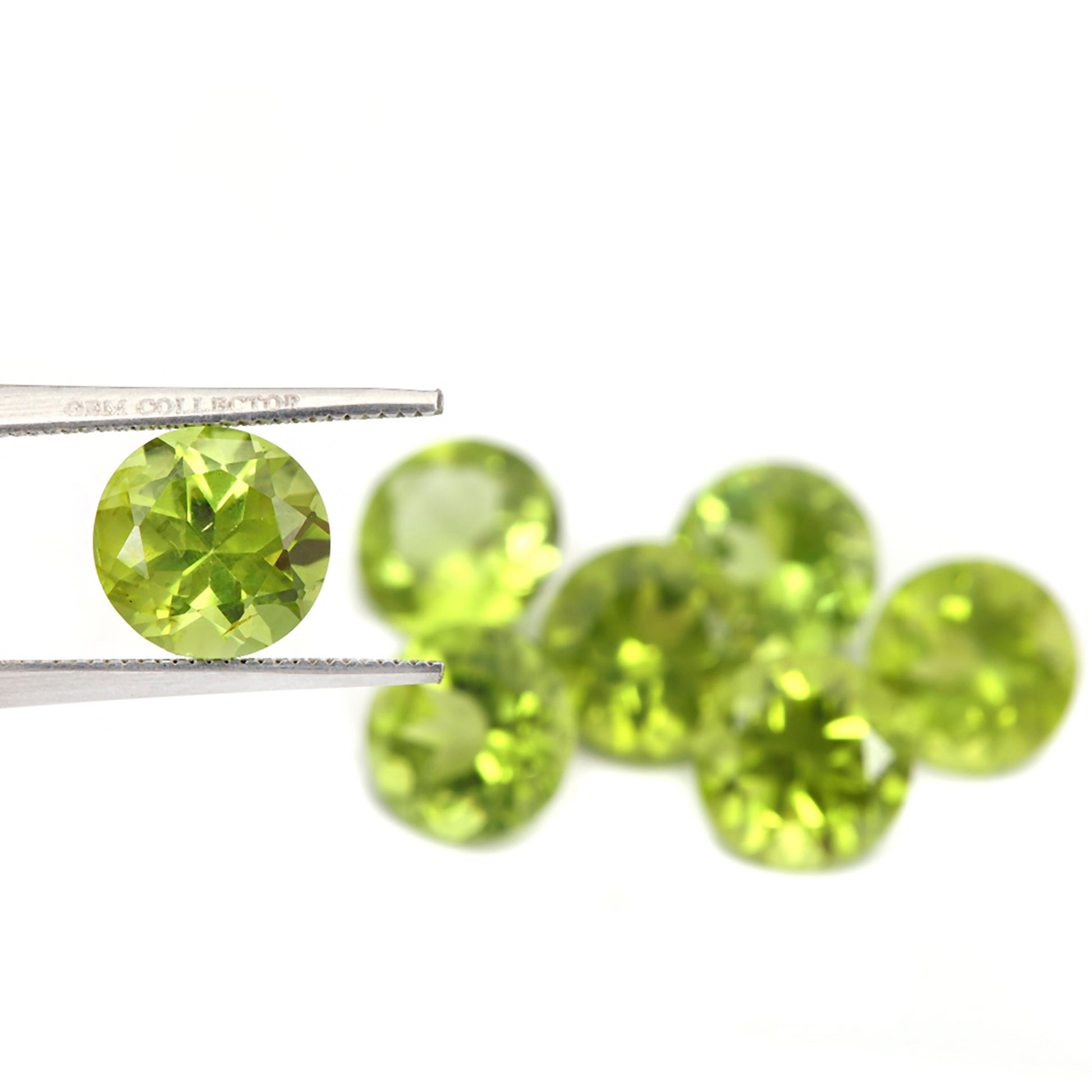 2Pc Lot Peridot 7.50mm 3.20 Carats