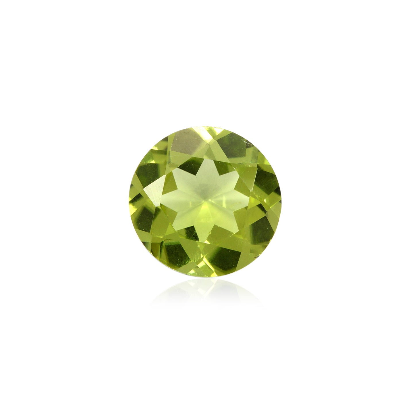 Peridot (Round 7.50mm) 1.20 Carats GASI50