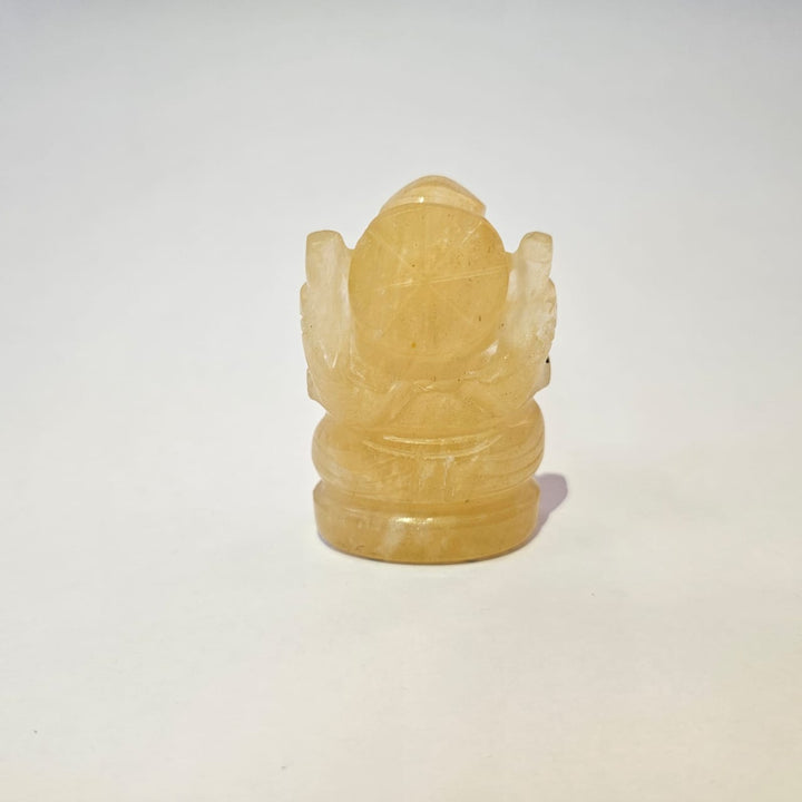 Yellow Aventurine Ganesha Natural Gemstone Idol | Prosperity Ganesha Figure