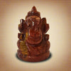 Red Jasper Ganesha Natural Gemstone Idol | Figure Luck Wealth