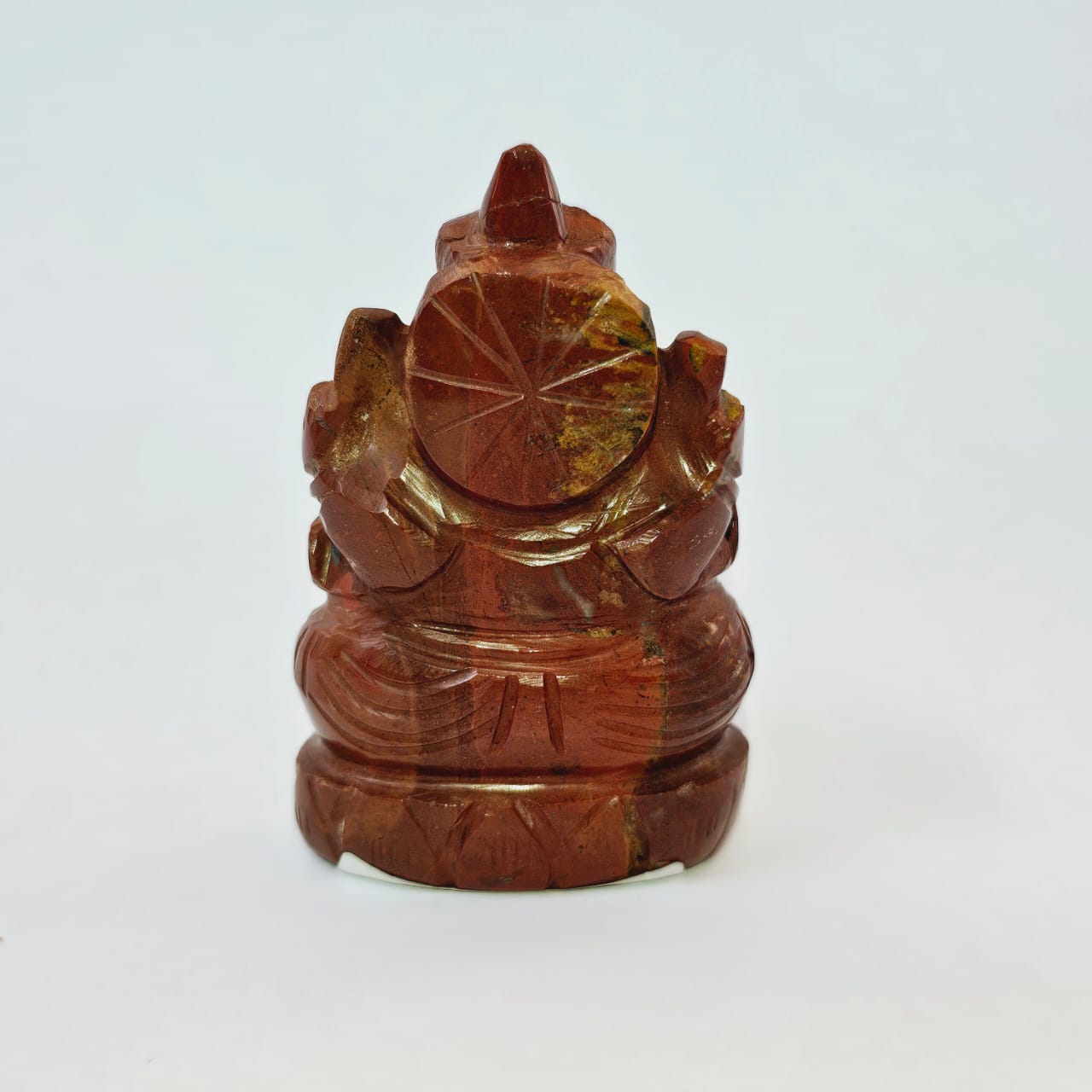 Red Jasper Ganesha Natural Gemstone Idol | Figure Luck Wealth