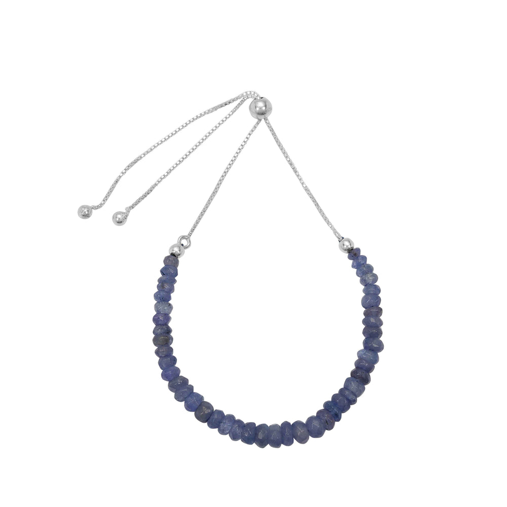 DECEMBER Birthstone Tanzanite Bracelet in Sterling Silver (GKER15)