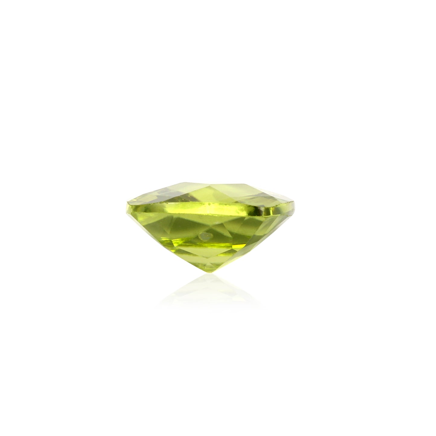 Certified Peridot Cushion 1.96 Carats