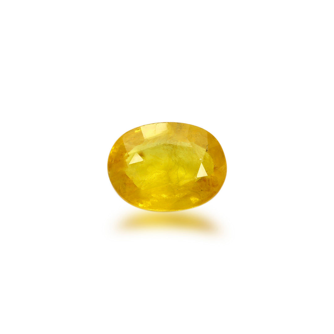 Yellow Sapphire (Pukhraj) 3.20 Cts (3.52 Ratti) Thailand